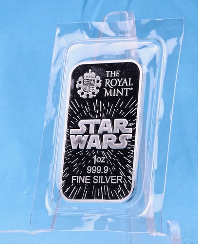 Lingotes de plata Star Wars™ Light Side 1 oz 999.9 soldados en lámina original - Imagen 7 de 9