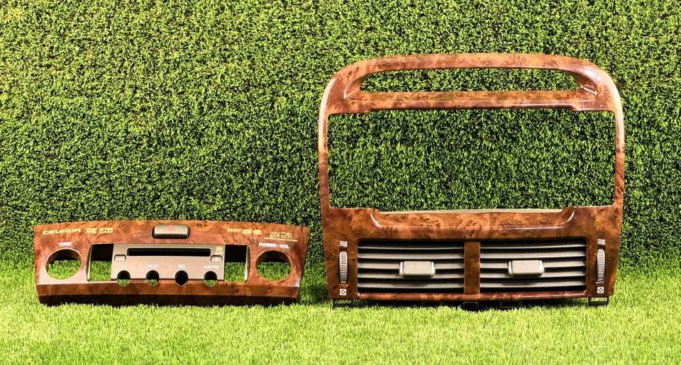 Lexus LS430 2001-2006 Navegación Pantalla Borde Ventilaciones de aire Madera Grano Usado Foto 2 de 4