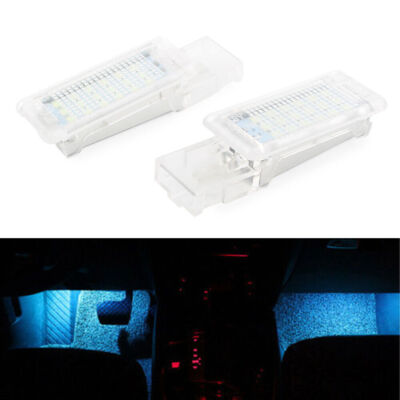 Fit VW SKODA GOLF 5 Passat 2006 Skoda Yeti 5L Iceblue LED Footwell Light Lamp