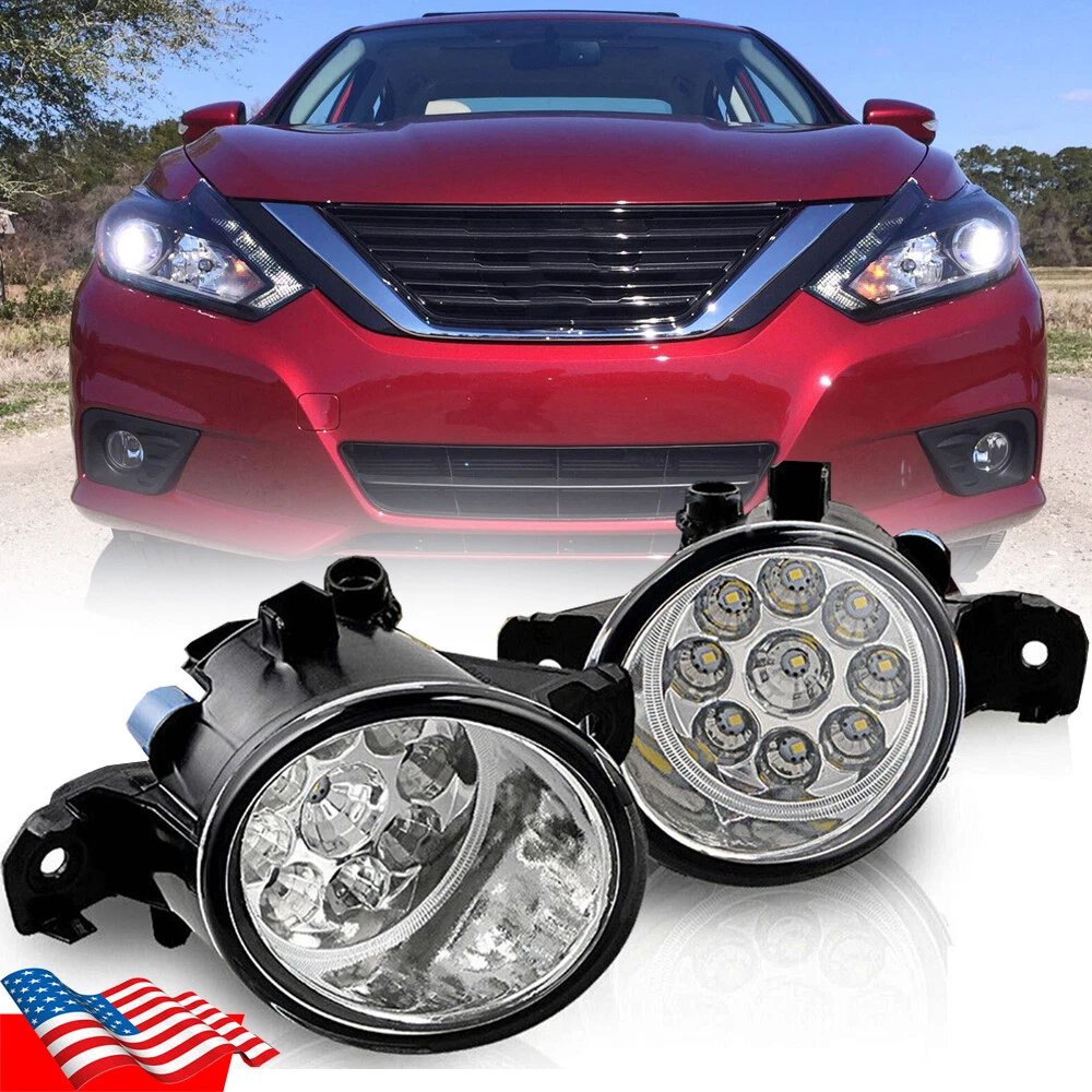 Pair Fit For Nissan Altima 2016 2017 2018 Front Bumper Fog Light