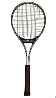 Vintage Wilson Rally 1980's Tennis Leather Grip Handle Racket With Vintage Wilson Rally 1980's Tennis Leather Grip Handle Racket With