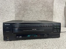 Vintage Aiwa Compact Disc Player Model XC-37MU Dual D/A Converter Black Untested