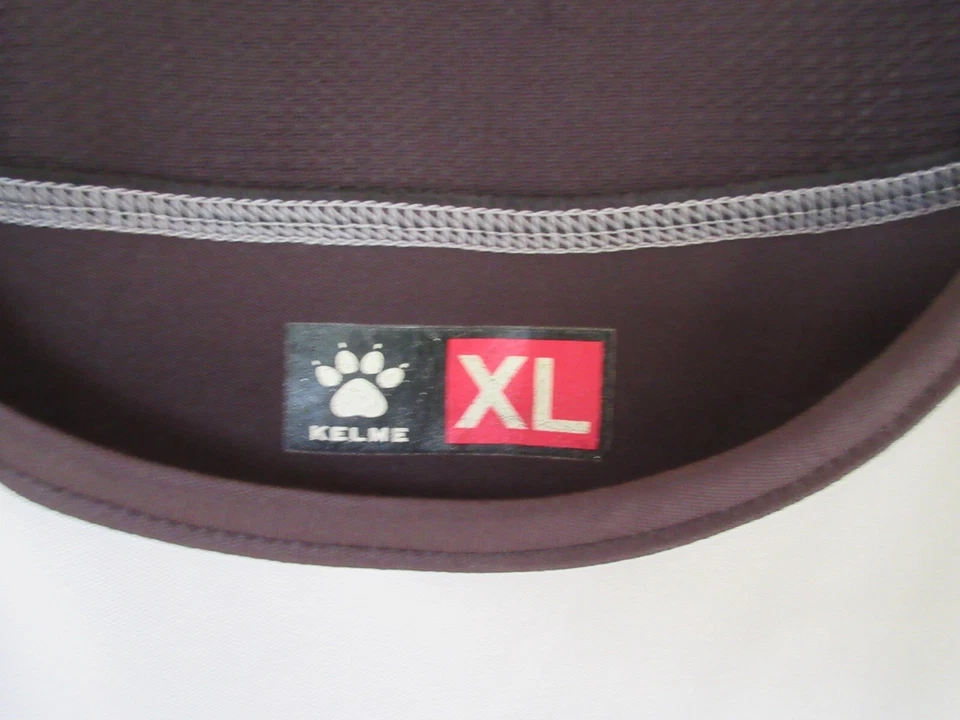 Maillot LAVAL STADE LAVALLOIS training vintage KELME football shirt gris noir XL - Photo 4/4