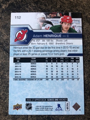 2016-17 Upper Deck - Base #1-200 (YOU PICK) - Picture 212 of 374