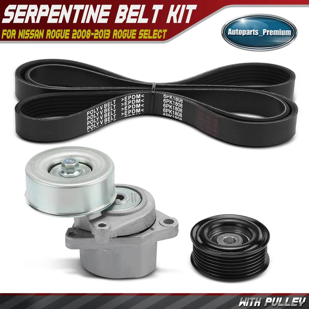 Nissan Rogue 2008-2013 Serpentine Belt Drive Kit 3-Piece