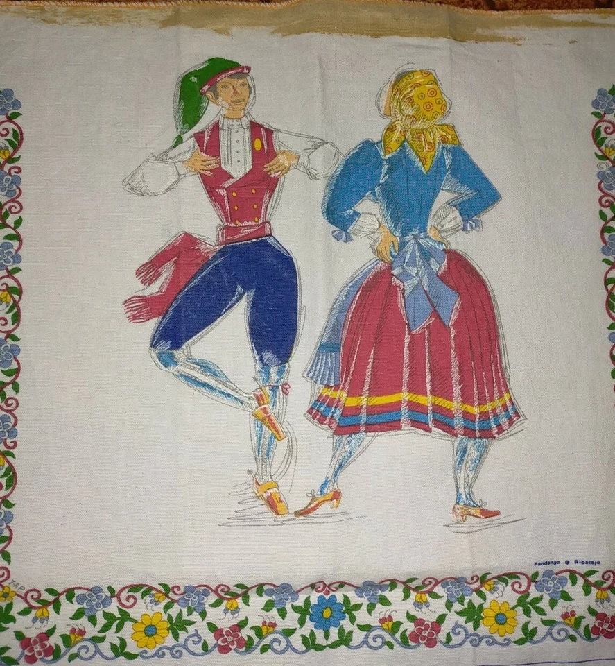 Torchon Publicitaire PORTUGAIS / TAP vintage transports aériens calendrier 1974  - Photo 2/4