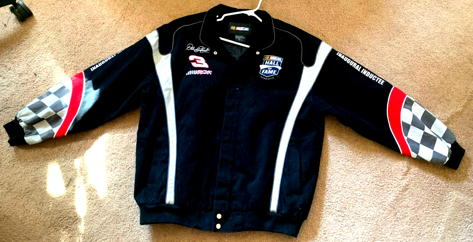 Dale Earnhardt NASCAR Hall of Fame 2010 Inaugural XL Jacket