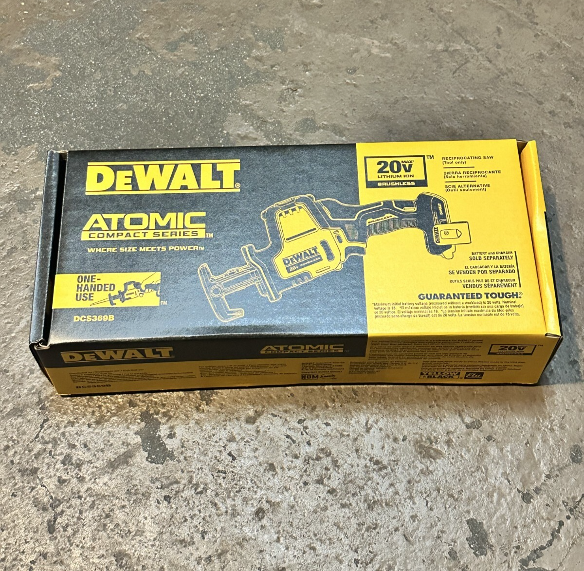 DEWALT Atomic 20V Cordless Reciprocating Saw (Tool Only) DCS369B