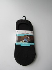 Cuddl Duds Plushfill Black Liner Socks 3 PAIR 4-10 Shoe Size Soft  Comfy NEW
