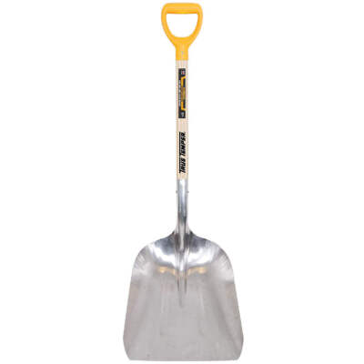 True Temper 2681200 Aluminum Scoop with Hardwood Handle