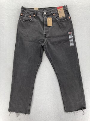 Levi's 501 Ct Asos Levis Mens Crop Jeans Gray Levis 501