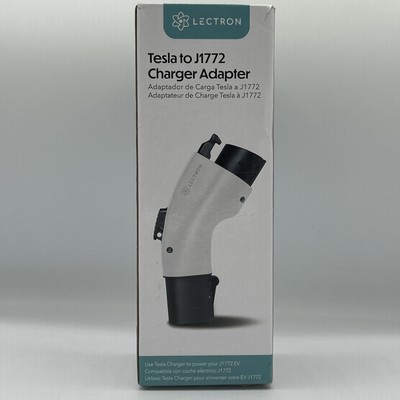Lectron Tesla to J1772 Charging Adapter - White