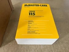 McMaster Carr Catalog # 115 New Jersey Edition 2009 - NEW
