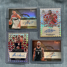 Panini Select Mosaic NBA Autograph Lot (4) Davis Gueye Miner Duke Jr. 2023-24
