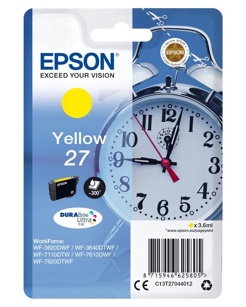 Epson Original Tintenpatrone Gelb (C13T27044012)-image