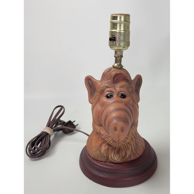 Vintage ALF Table Lamp Holland Mold Ceramic 1980s TV Show Alien Memorabilia