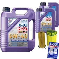 Mann Inspektionspaket Liqui Moly High Tech 5W-40 FüR BMW E46 320D 318D E91 E83