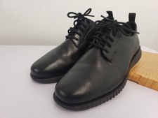 Sz 11 W Cole Haan 2.Zerogrand Black Leather Dress Shoe Plain Toe Grand OS C36408