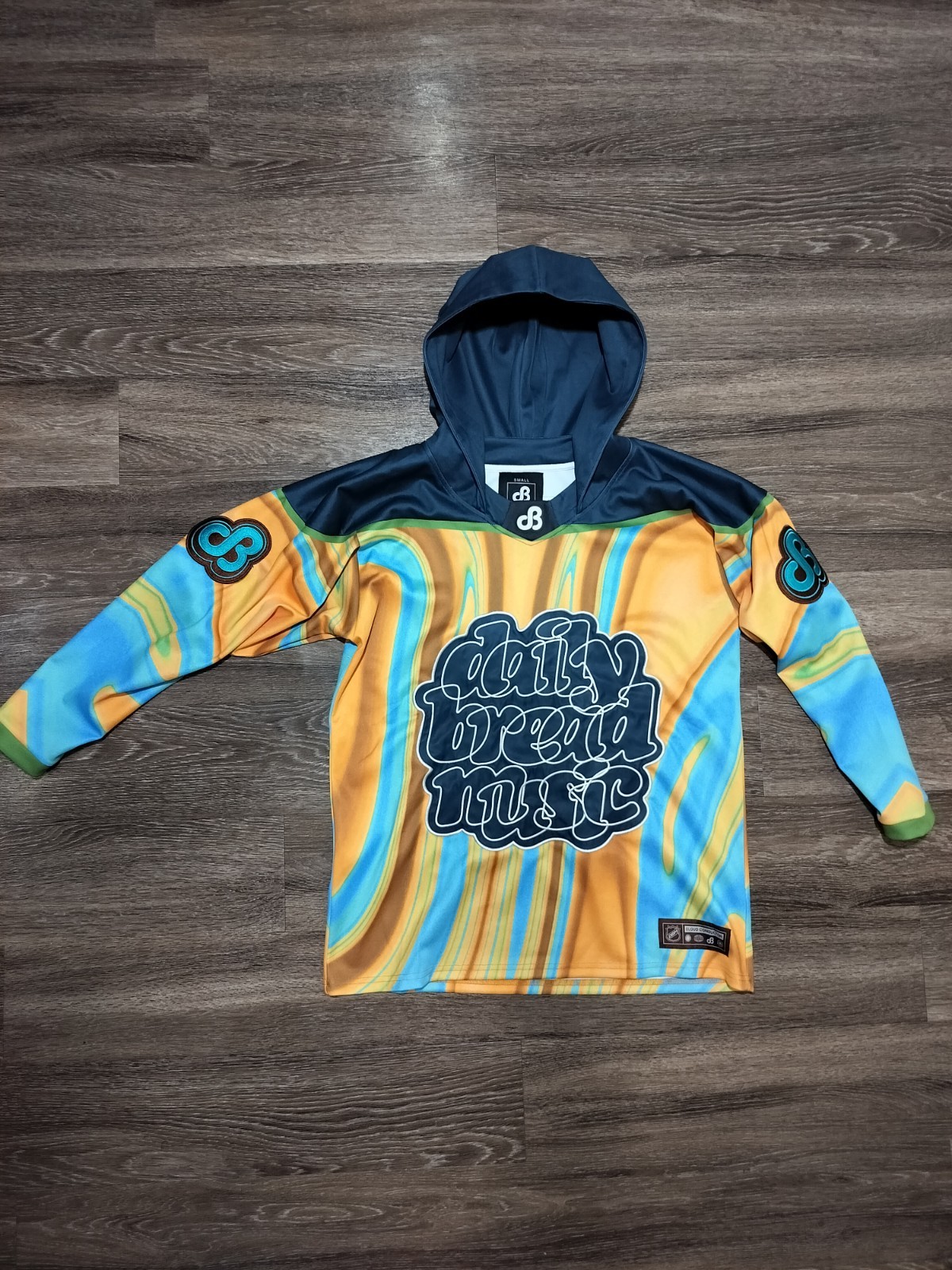 Music Cloud Conductor 404 Hooded Hockey Jersey