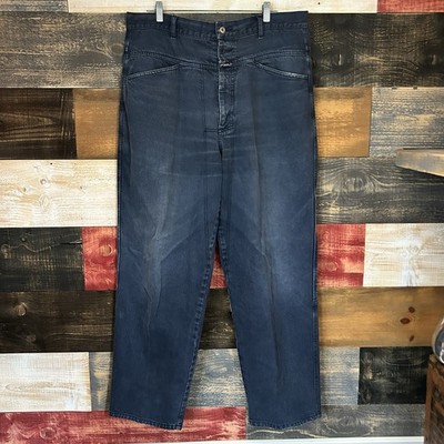 Vintage Y2K Marithe Francois Girbaud Shuttle Jeans Dark Blue Rare Mens 36M Wide