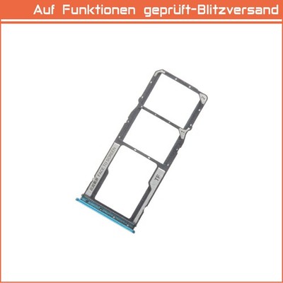 Für Xiaomi Redmi Note 9 Pro Sim Karten Halter Blau