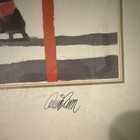 C. W. B. Tatum Signed Olympic Hockey Illustration Print, Matted & Framed — photo 3