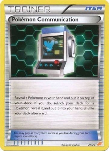 Pokemon Communication - 24/30 - BW Trainer Kit (Excadrill) (Hp) Black & White Tr