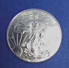 2014 American Silver Eagle Uncirculated from a fresh roll  (B5)