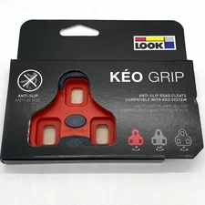LOOK KEO GRIP cleats (red)