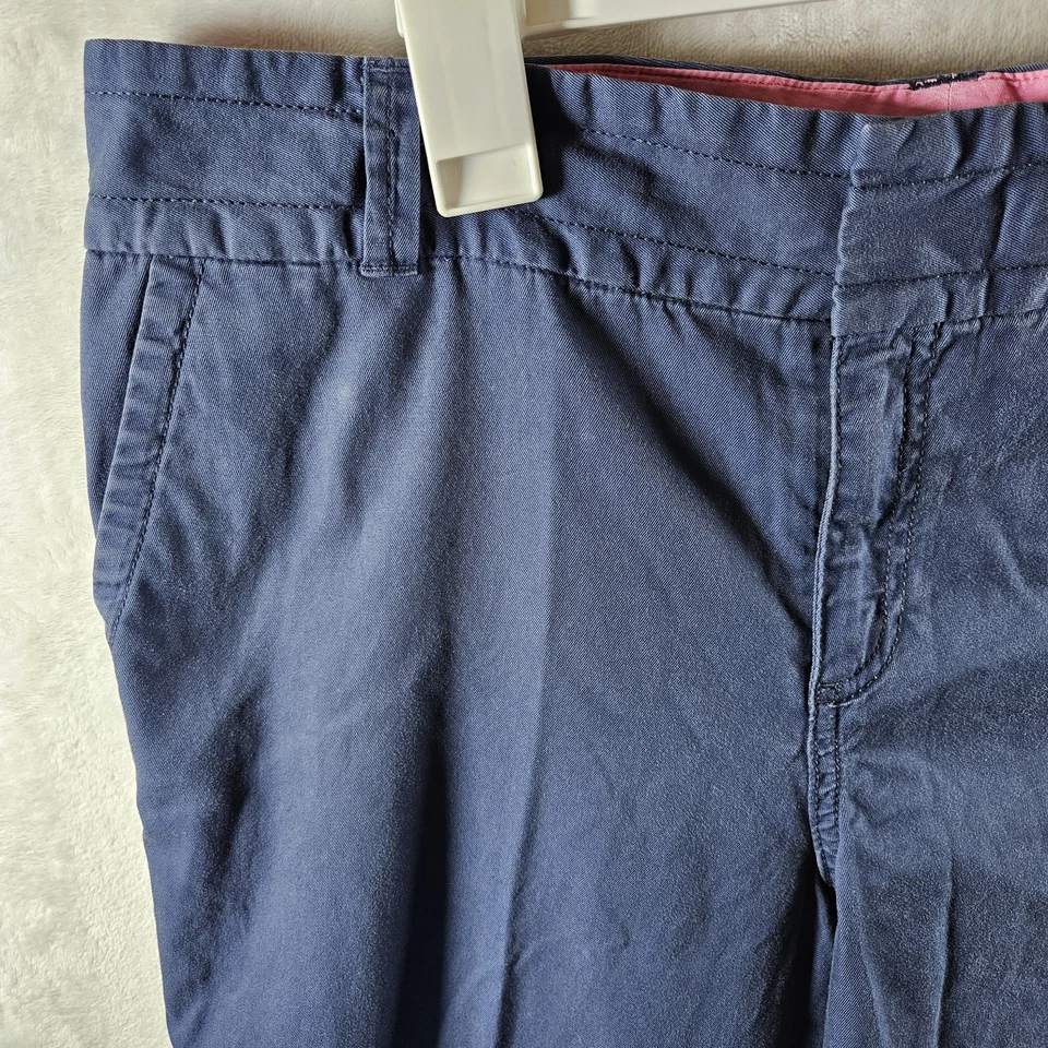Pantalones chinos informales Lilly Pulitzer para mujer talla 10 azules 100 % algodón Foto 4 de 4
