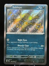 Sableye 184/091 SV Paldean Fates Shiny Rare on eBay
