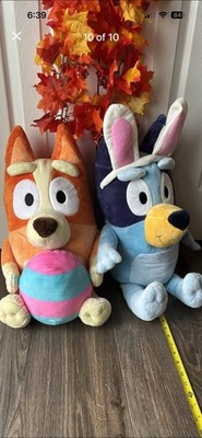 Easter Themed 21 inch Bluey and Bingo  Large Plush Stuffed Animal