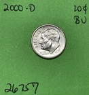 2000 D Roosevelt Dime 10c Choice BU Coin See Pics
