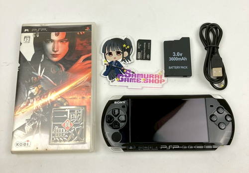 Sony PSP-3000 Piano Noir – Console + Boîte Chargeur Manuel – Version Japonaise