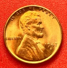 1947-S Lincoln Wheat Cent Penny GEM RD BU From an Original Bank Roll