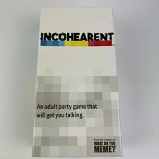 NEW Incohearent Incoherent Adult Party Game What Do You Meme