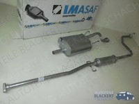Imasaf Auspuffset für Honda Ccivic VI Fastback 1.5 16V +Vtec-E 1994-2001|MSD+ESD