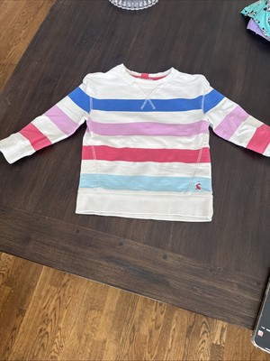 JOULES - Sweatshirt Jumper - Kids - 6Y - Off White Striped