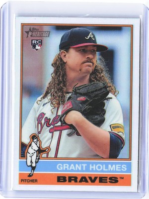 2025 Topps Heritage #22 Grant Holmes Chrome Refractor