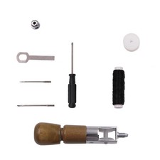 Poinçon de couture en cuir, outil de réparation Portable pour bâches de