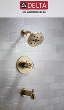 DELTA TRINSIC MONITOR 14 SERIES TUB  SHOWER TRIM CHAMPAGNE BONZE T14458-CZ
