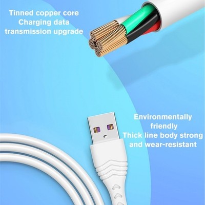 120W USB Type C Cable for P50 P40 Super Charge 2.4A Fast Charging Cable
