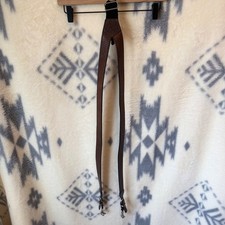 Nocona Men's Leather Western Basketweave Gallus Suspenders - Brown