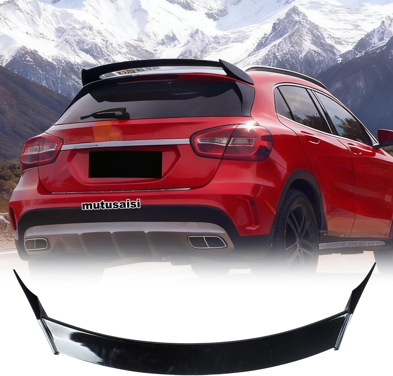 Becquet arrière aérodynamique pour Mercedes GLA X156 stabilité