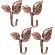 Brown Iron Wall Hook Sets for Home Storage Practical Door and Coat Hanging