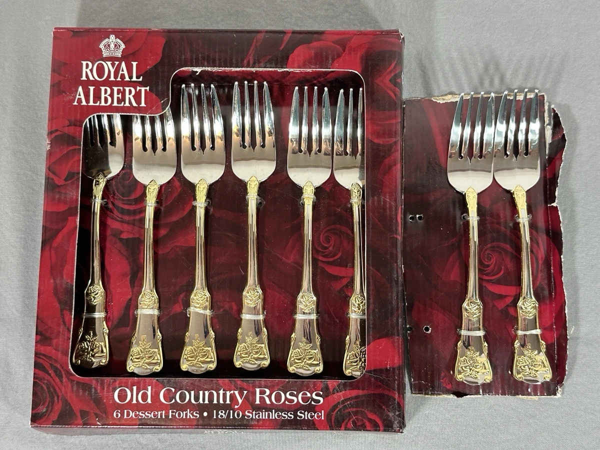 royal albert old country roses flatware products for sale | eBay