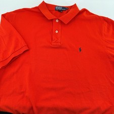 Polo Ralph Lauren Men's XL Orange Short Sleeve Classic Fit Polo Shirt