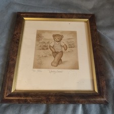 Sue Willis Framed Limited Edition Numbered Print Sporting Bears Runner