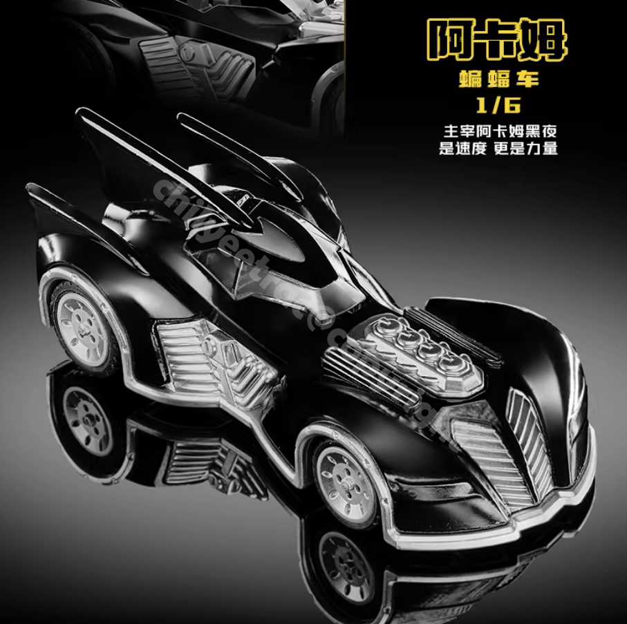 Blokees Wheels DC E01 Arkham Knight Batmobile Batman Figure Model