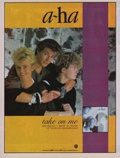 A-HA POSTER PRINT FAN WALL ART HOME DECOR A3 SIZE!